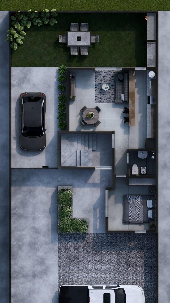 Vista superior del proyecto